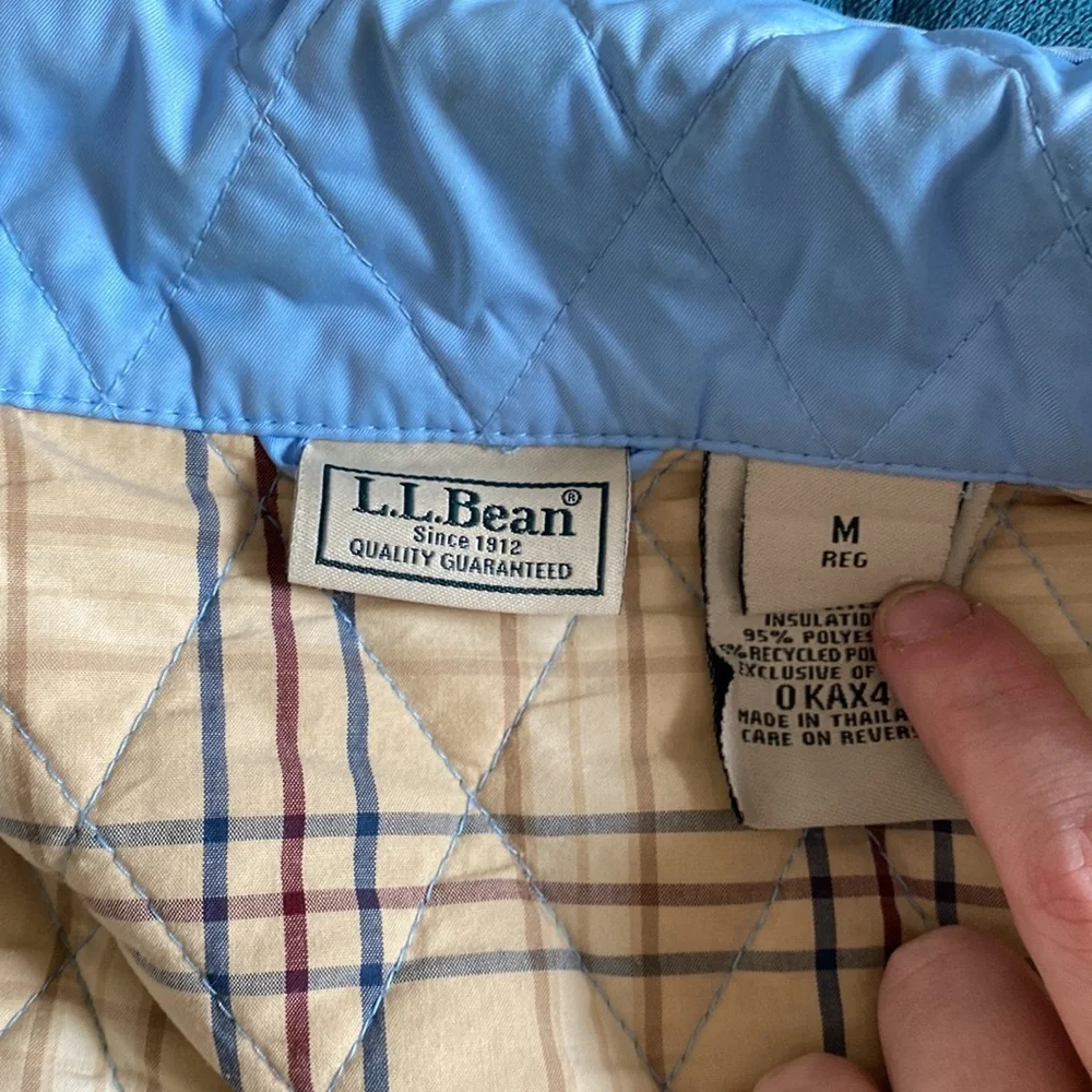 L.L.Bean Diamond Quilt Stitch Coat - Picture 5 of 10